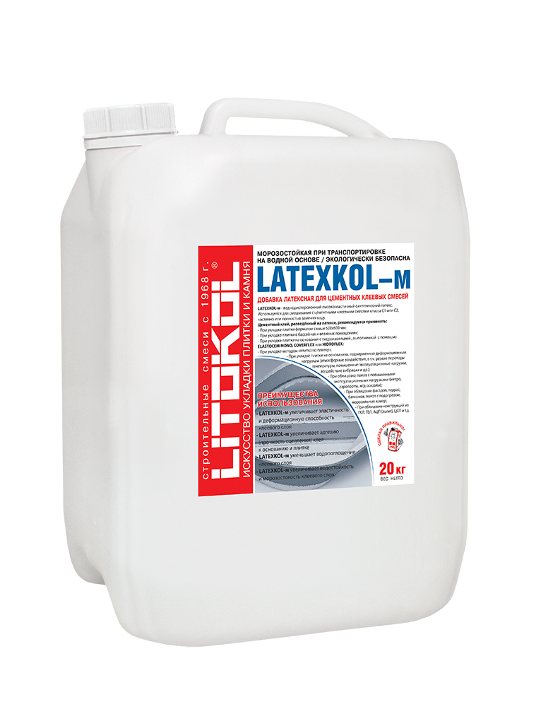 ЛАТЕКСКОЛ-м / LATEXKOL–м латексн.добавка д/клеев 20 кг  в Муроме