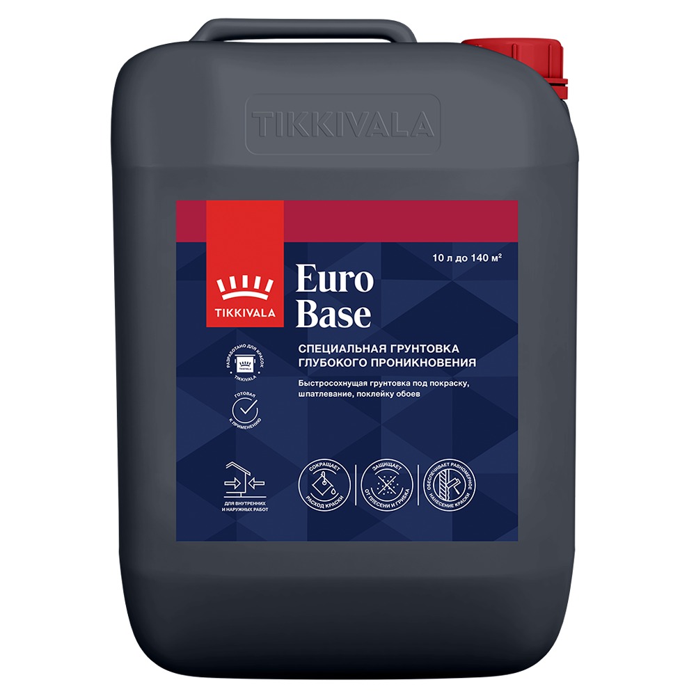 Грунтовка глубокого проникновения Euro Base 10л   1/40  в Муроме