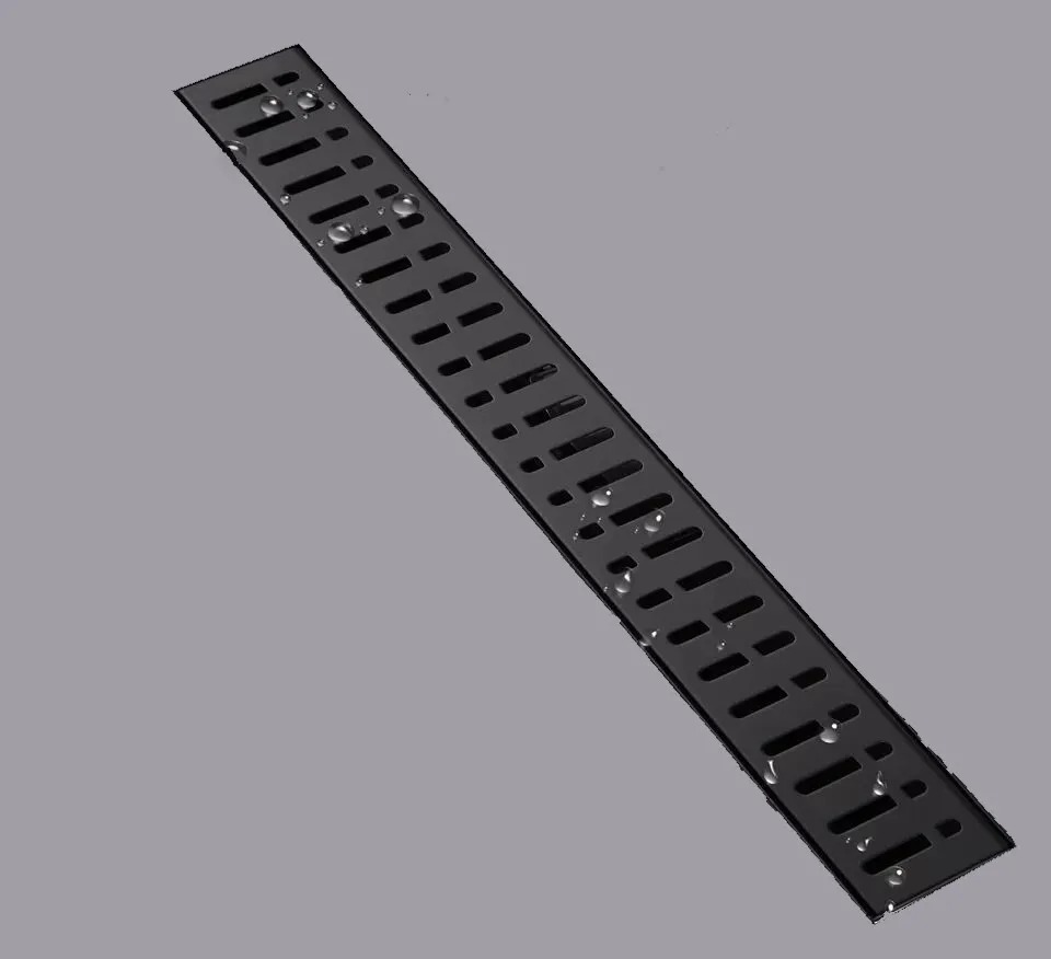 Трап HAIBA HB93800-7, черный 800 мм  в Муроме