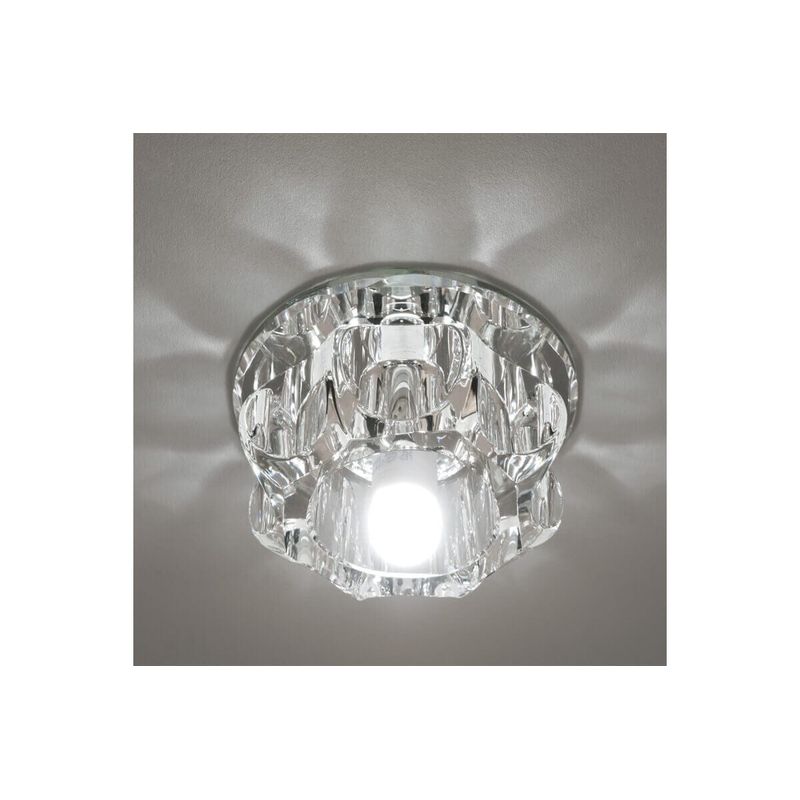 DLS-F105 G9 GLASSY/CLEAR Светильник декоративный встраиваемый ТМ "Fametto", серия "Fiore" ххх  в Муроме