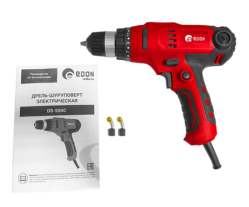 ДРЕЛЬ-ШУРУПОВЕРТ электрическая "EDON DS-550C"  в Муроме