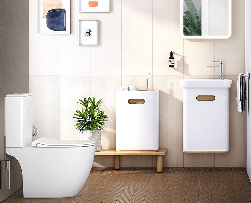 Унитаз-компакт Vitra Sento безободковый сиденье м/лифт 9830В003-7204  в Муроме