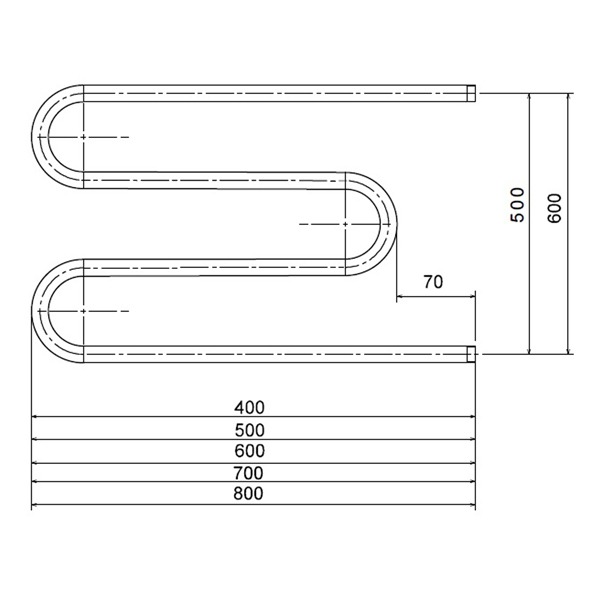 Полотенцесушитель М1" 50*60  в Муроме