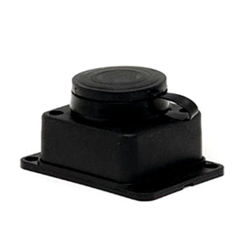 RPS-014-16-230-44 Роз. настен. с защит. крышкой каучуковая 230В 2P+PE 16A IP44 одинарная EKF  в Муроме