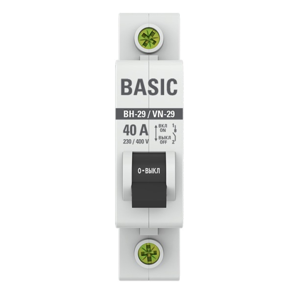 Выключатель нагрузки 1P 40А ВН-29 EKF Basic  в Муроме