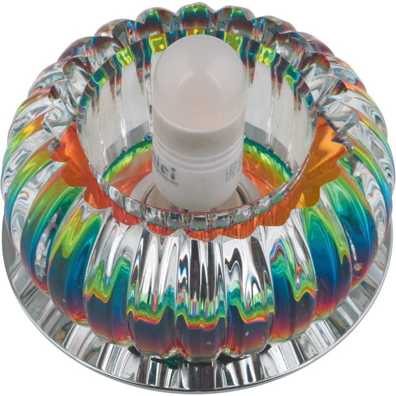 DLS-F115 G9 CHROME/COLOUR Светильник декоративный встраиваемый ТМ "Fametto", серия "Fiore" ххх  в Муроме