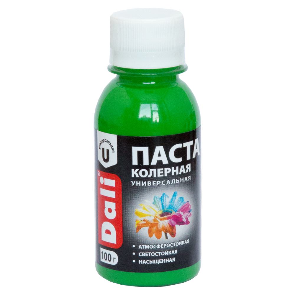 Паста "DALI" колерная  0,1 кг зеленый 1/8  в Муроме