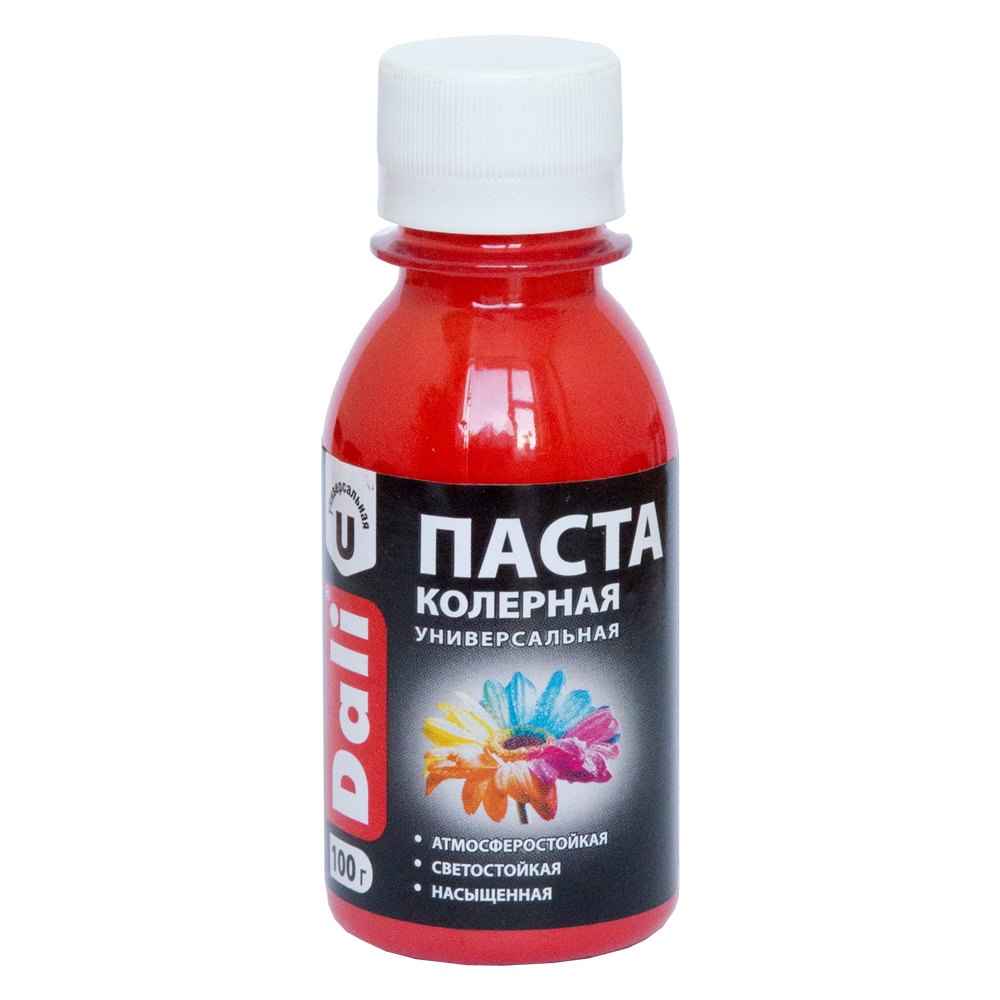 Паста "DALI" колерная  0,1 кг красный 1/8  в Муроме