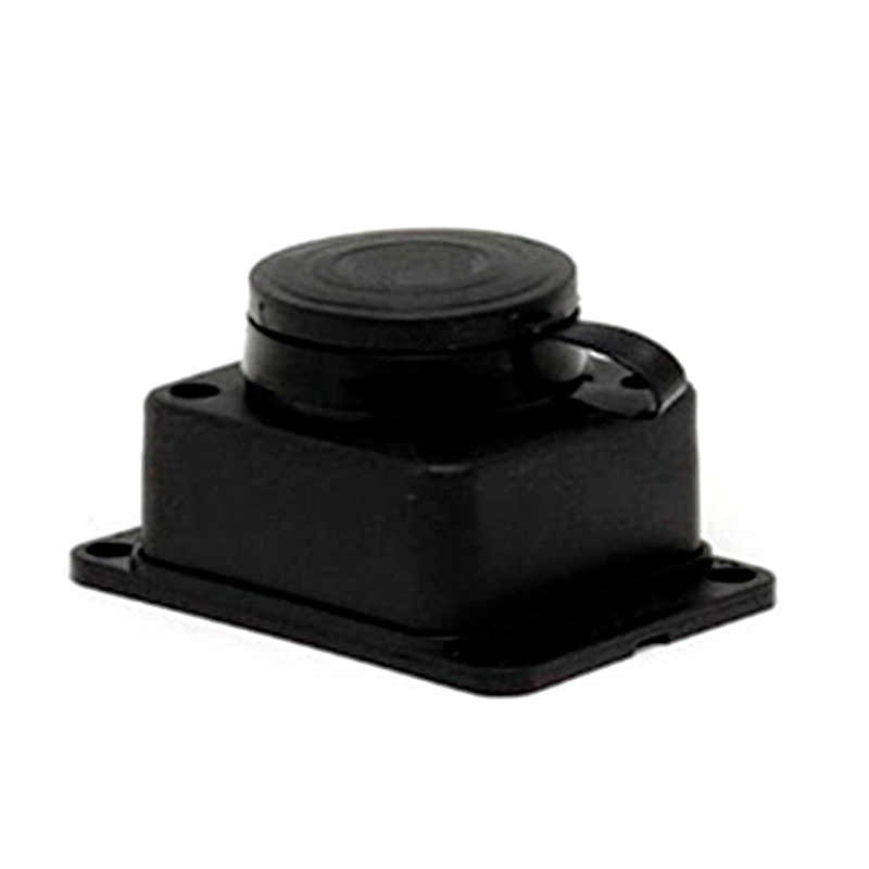 RPS-014-16-230-44 Роз. настен. с защит. крышкой каучуковая 230В 2P+PE 16A IP44 одинарная EKF  в Муроме