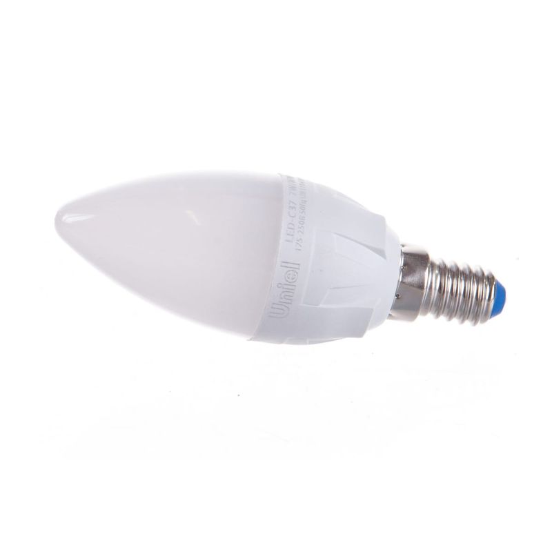 UL-00002413  Лампа светодиодиодная свеча мат.3000K Серия ЯРКАЯ.LED-C37 7W/WW/E14/FR PLP01WH 5217  в Муроме