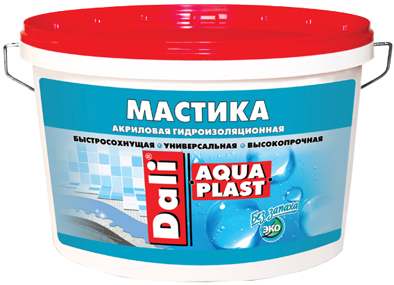 Мастика Аквапласт ДАЛИ 9 л    1/44  в Муроме