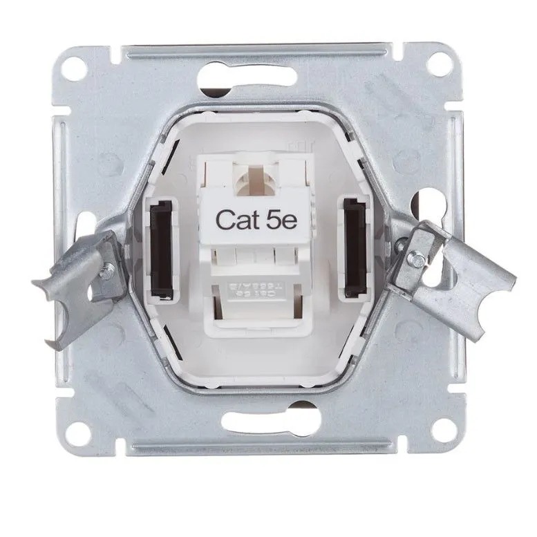 ATN000483 Механизм розетки компьютерной ATLAS DESIGN RJ45 жемчуг SchE   в Муроме