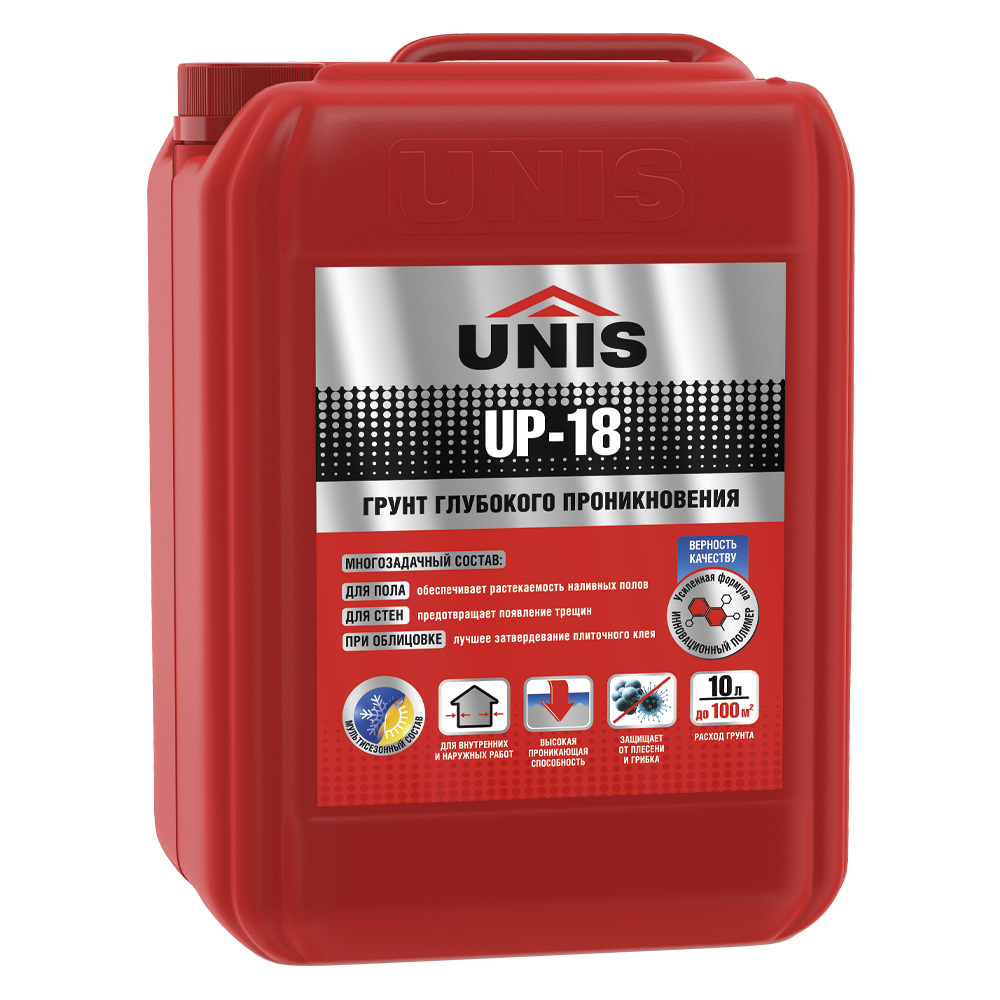 UP-18 Грунт глубокого проникновения 10 л DIY  в Муроме