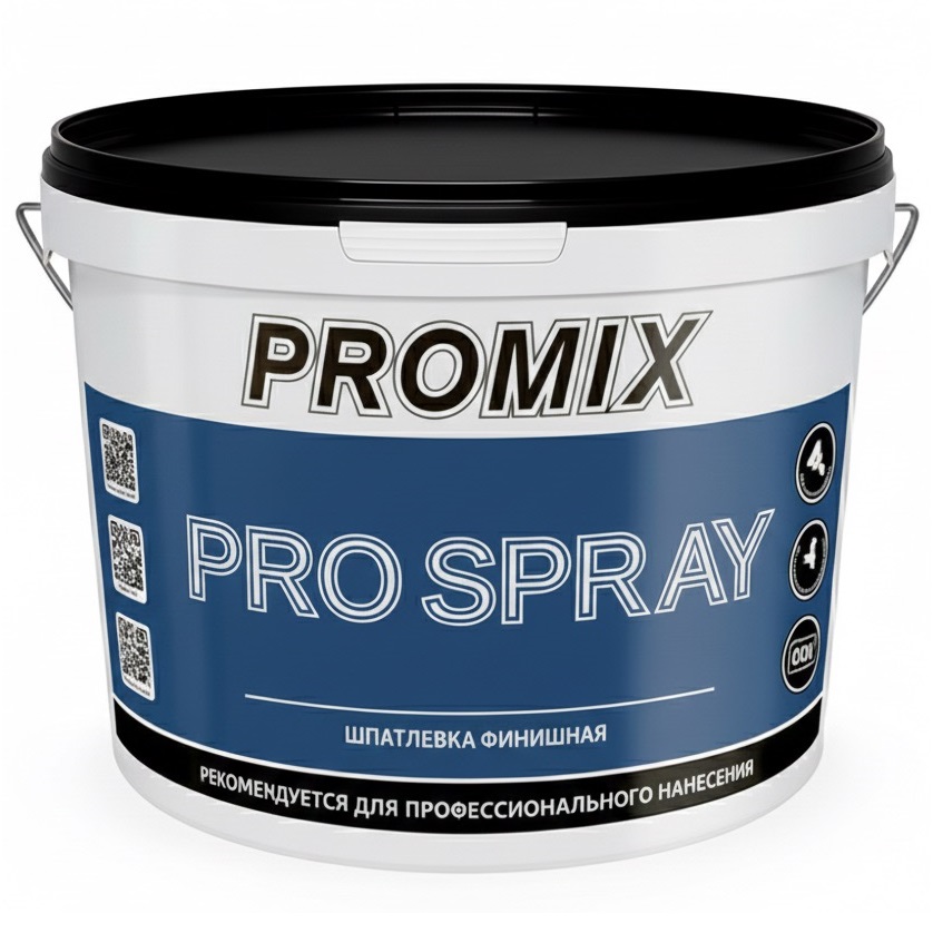Шпатлёвка финишная полимерная ProSpray "PROMIX" 25 кг (ведро) Улучшенная /33  в Муроме