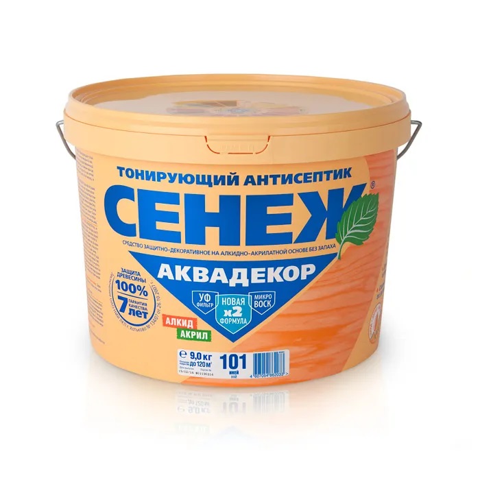 Сенеж Х2 аквадекор 101  9 кг иней  в Муроме