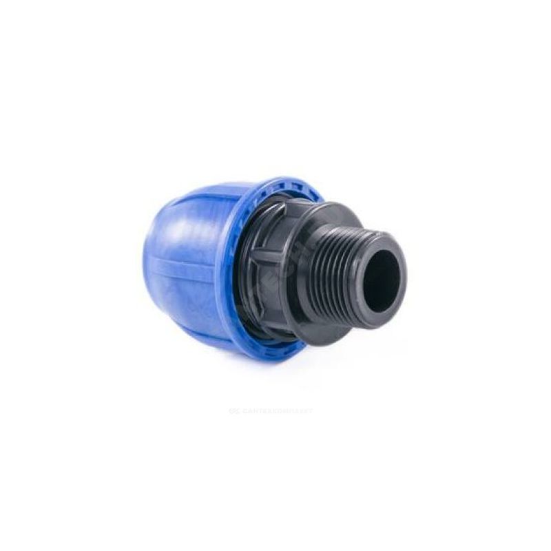 Муфта компрессионная с наружной резьбой  d 25x 1/2" для ПЭ труб(140) 3650  в Муроме