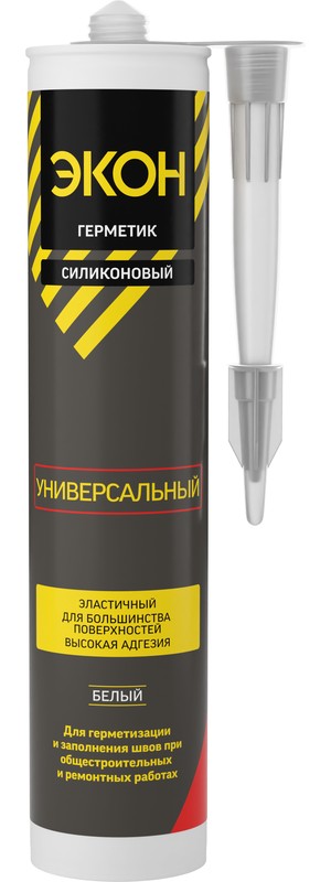 Герметик универсальный ЭКОН Белый 280 мл  /12  в Муроме