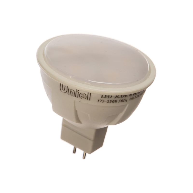 UL-00002422 Лампа светодиод. Форма «JCDR», мат. Серия ЯРКАЯ. LED-JCDR 6W/NW/GU5.3/FR PLP01WH 5484  в Муроме
