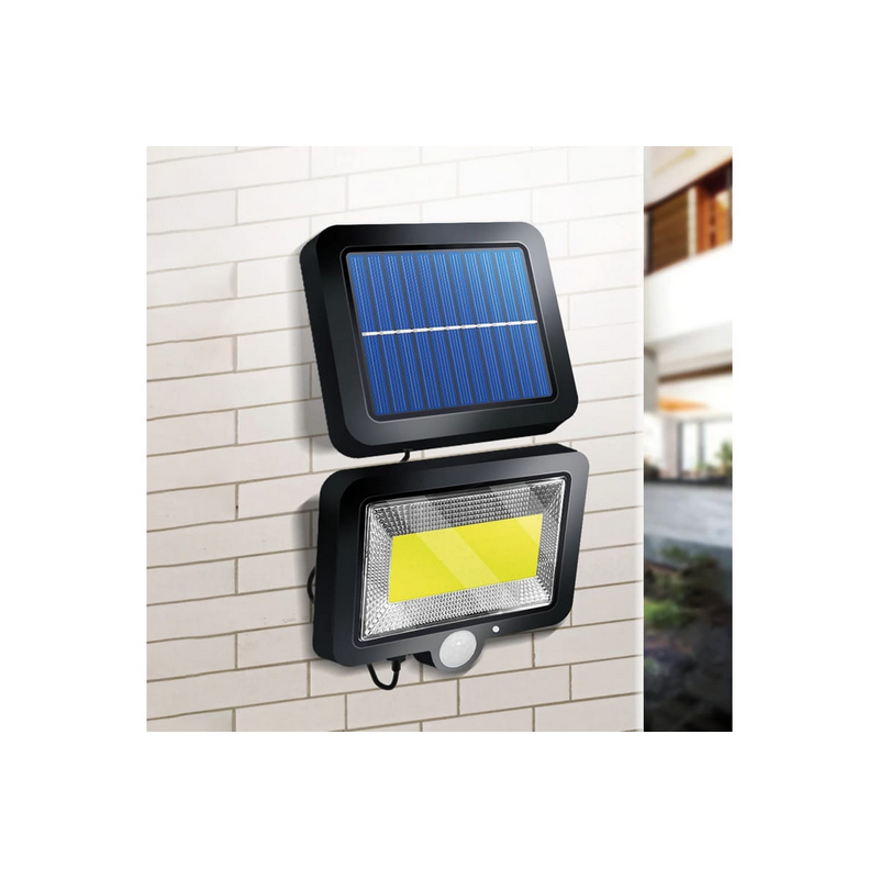 602-1002 Прожектор NEW AGE LED COB Lamper 15 Вт 6500 K IP65 3 реж, вын. солн пан 5 м, датч движ,осв  в Муроме