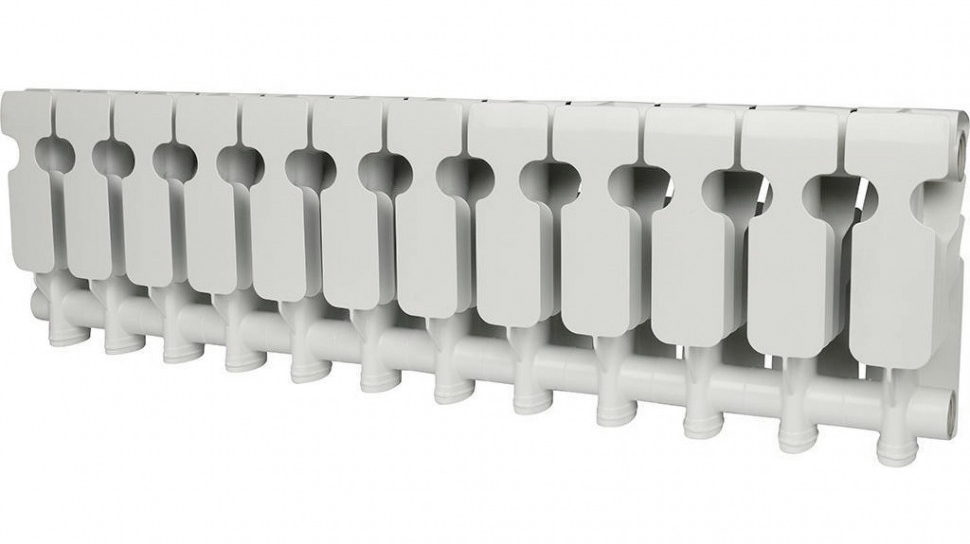 Радиатор биметаллический ROMMER Plus BM 200 12 секций  (RAL9016) RBM-3210-020012  в Муроме