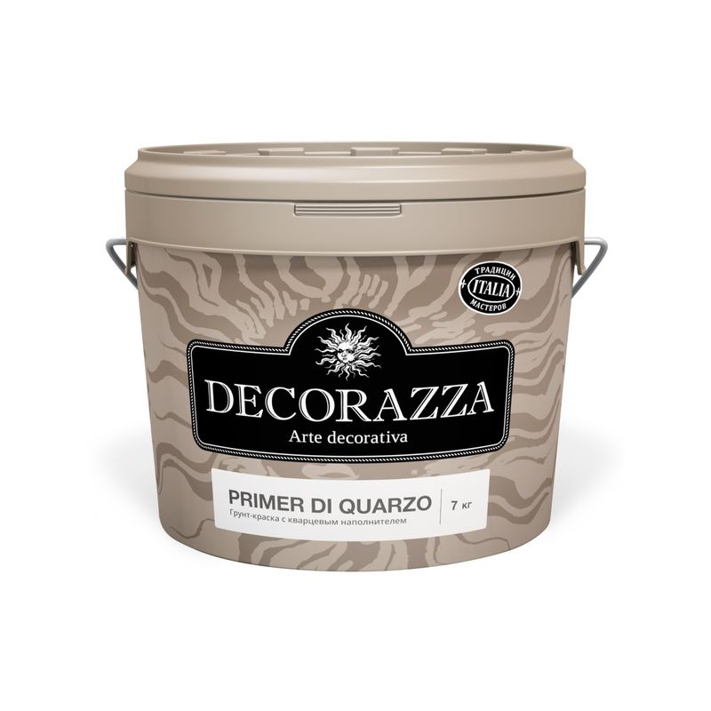 Грунт-краска Decorazza Primer di Quarzo под фактурные покрытия 7 кг DPRQ-07  в Муроме