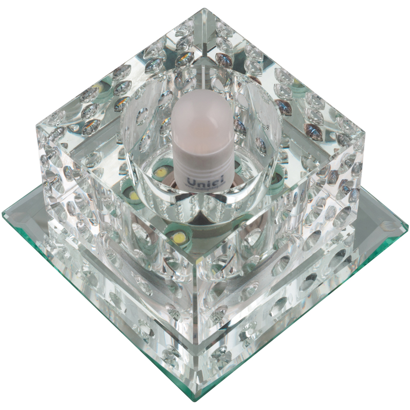 DLS-L116 G9 GLASSY/CLEAR Светильник декоративный встраиваемый, серия Luciole. Квадратный ххх  в Муроме