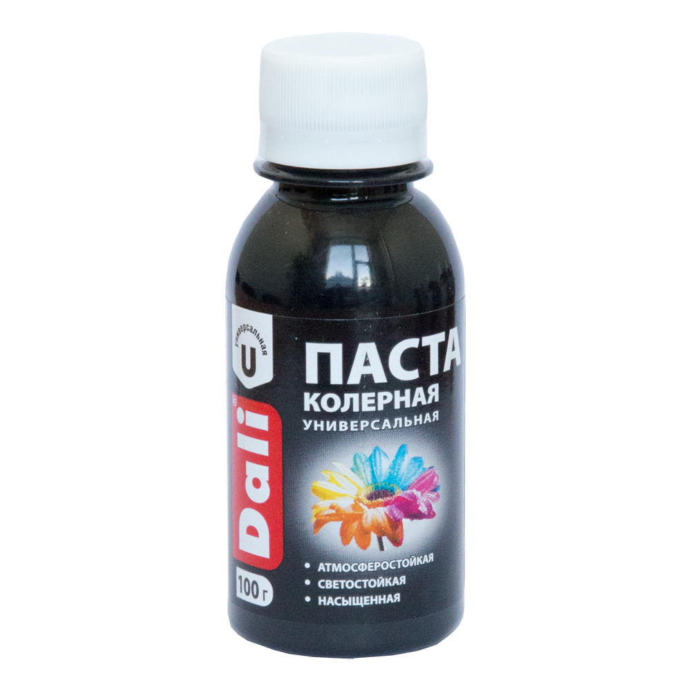 Паста "DALI" колерная  0,1 кг черный 1/8  в Муроме