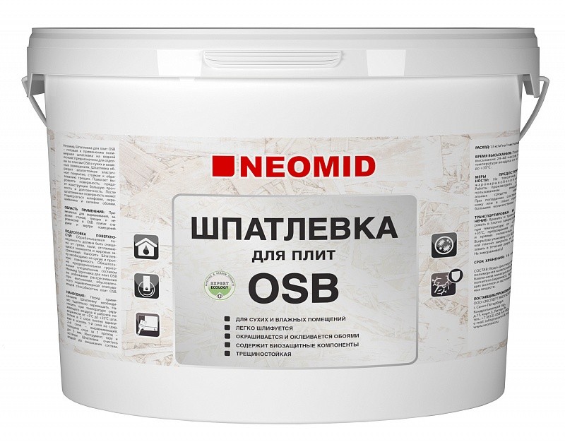 Neomid Шпатлевка для плит OSB 7 кг  в Муроме