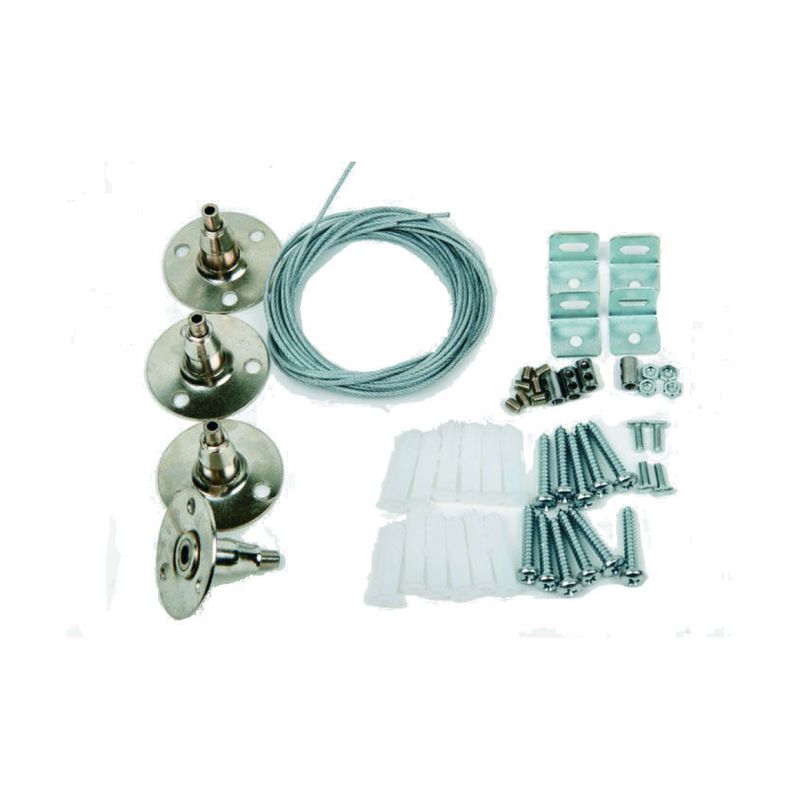 UFL-H01 SILVER 100 POLYBAG Крепления для светодиодных панелей серии PROM-3, шк 4690485066538  в Муроме