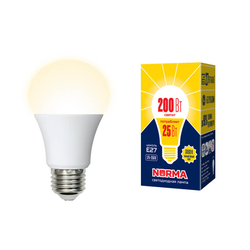 UL-00004469 Лампа светодиод.Форма "A",мат.Серия Norma 3000K LED-A70-25W/3000K/E27/FR/NR 1559  в Муроме