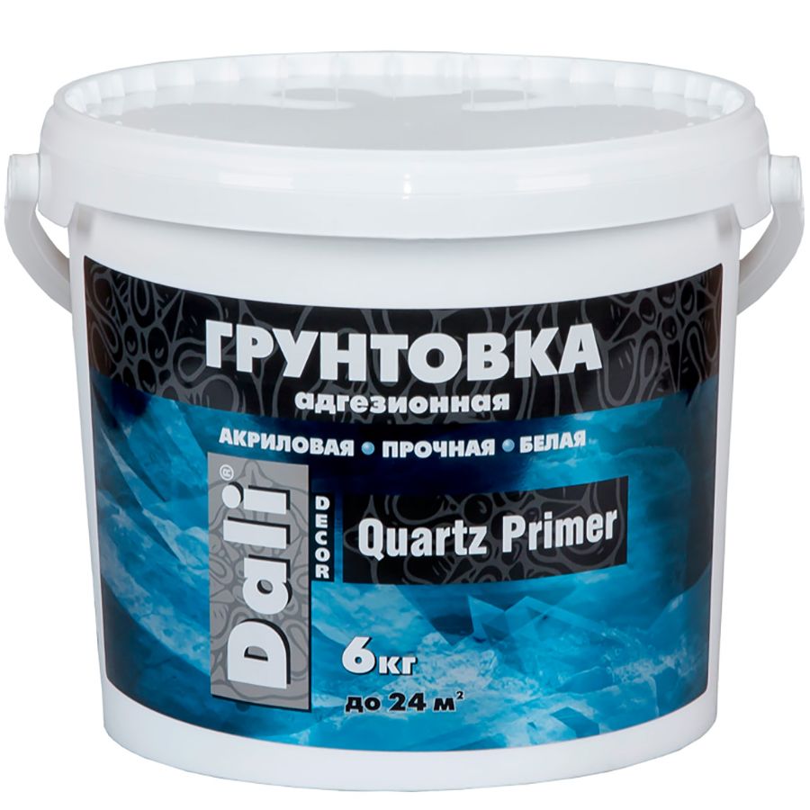 Грунтовка ДАЛИ-Декор QUARTZ PRIMER адгезионная белая  6 кг    1/60  в Муроме