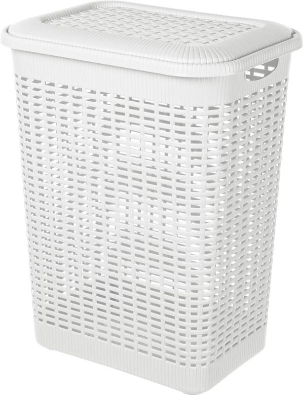 Корзина для белья 50л, 420х310х560 мм (белый)	   в Муроме