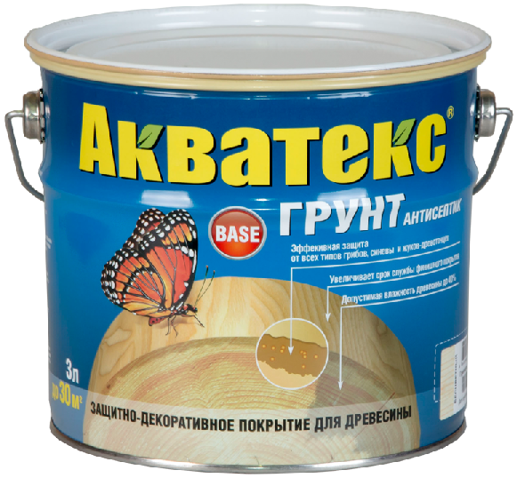 Акватекс-ГРУНТ  2,7л (антисептик)  /4  в Муроме
