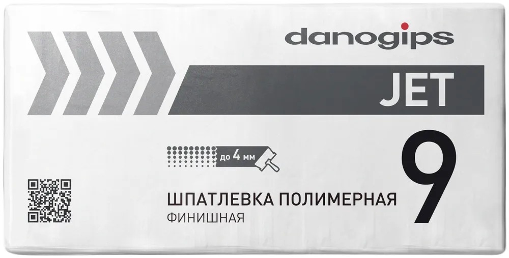 DANOGIPS Выравнивающая полим. шпатлевка DANO JET9 20кг(48) 00548666   в Муроме