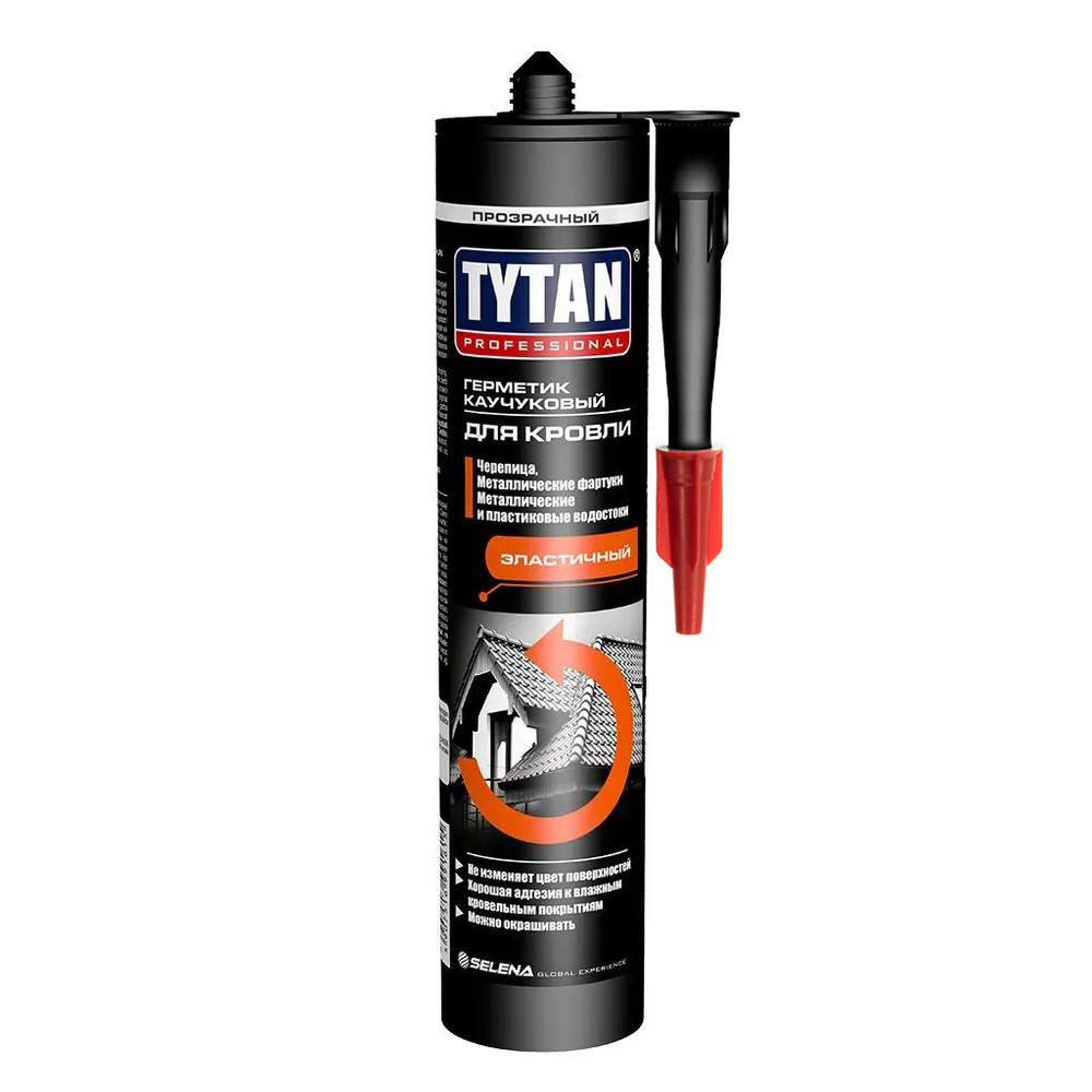 Tytan Professional герметик каучуковый для кровли прозрачный 310 мл  1455  в Муроме