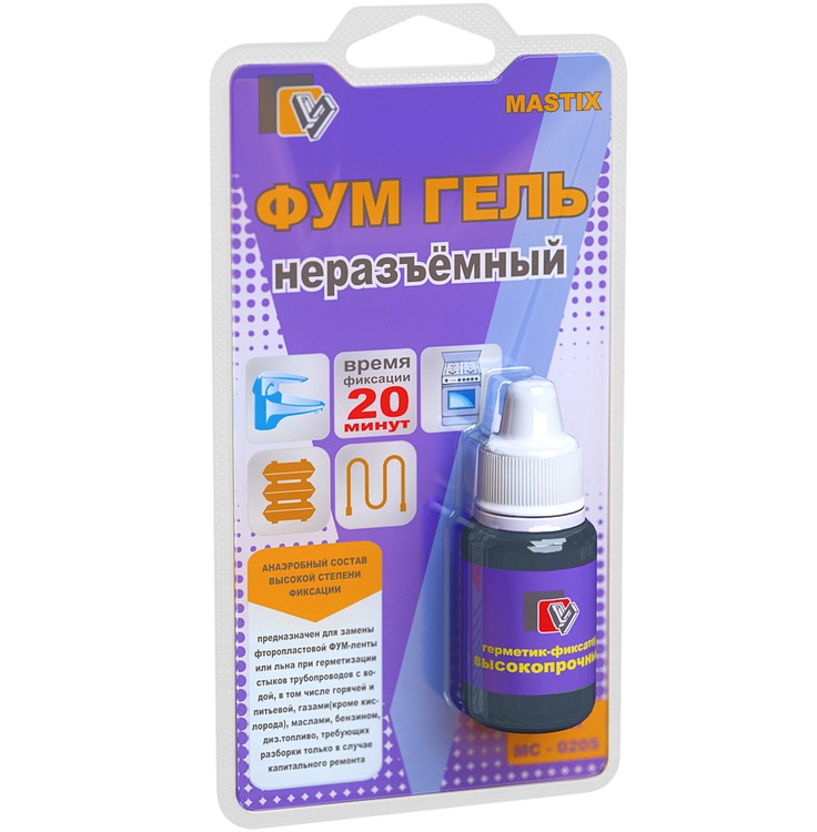 Фум-гель MASTIX неразъемный, 6 мл (газ, вода)  в Муроме