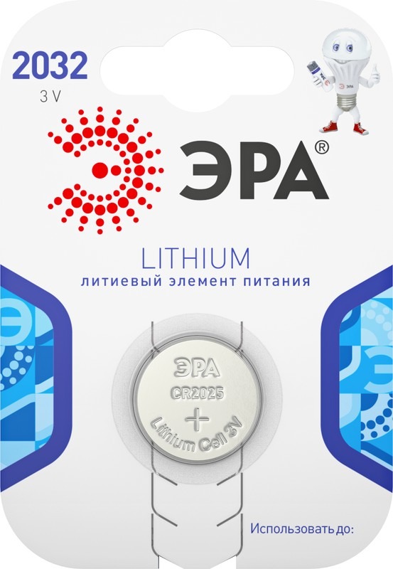 Батарейки CR2032-1BL Lithium (40/320/46080)  в Муроме