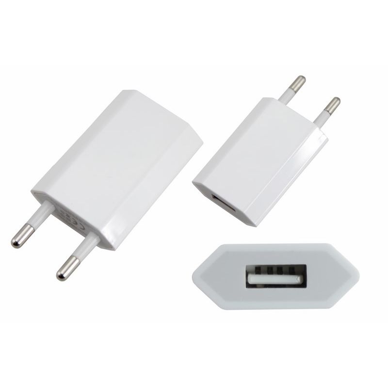 18-1194 Сетевое зарядное устройство iPhone/iPod USB белое (СЗУ) (5 V, 1000 mA) REXANT  в Муроме