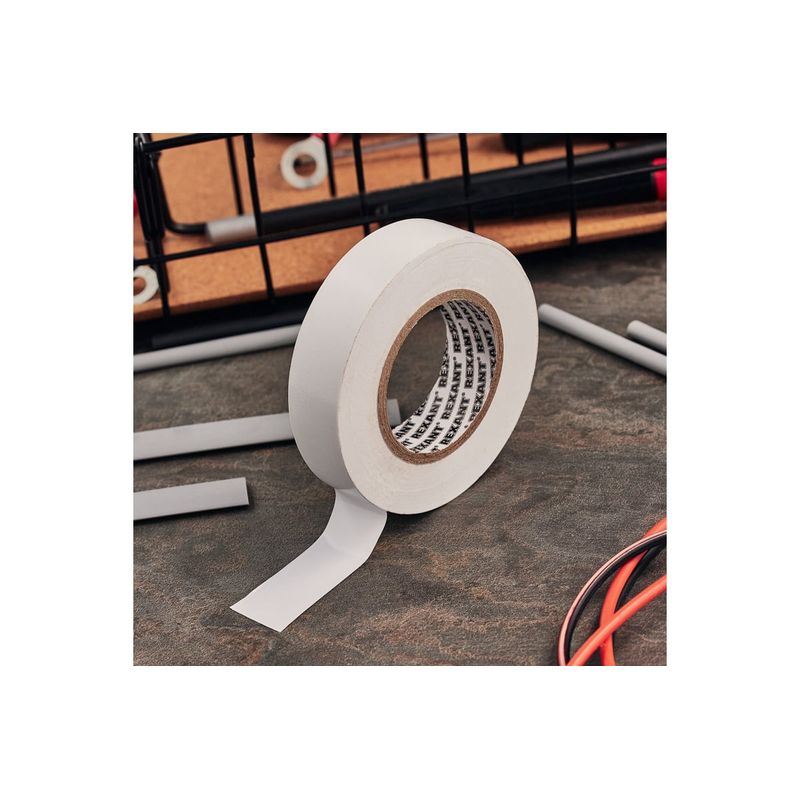KR-09-2201 Изолента ПВХ KRANZ 0.13х19 мм, 25 м, белая (5 шт./уп.)  в Муроме