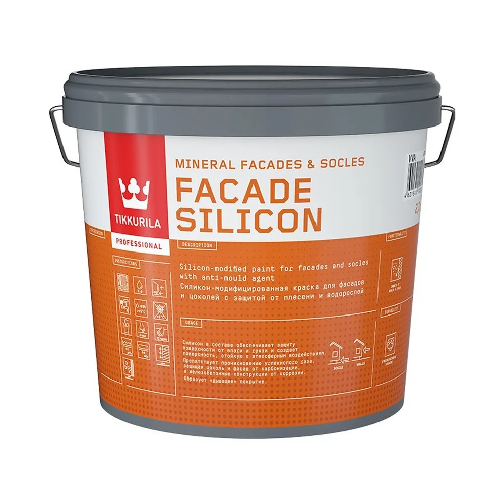 FACADE SILICON VVA Краска фасадная гл/мат  2,7 л /1  в Муроме