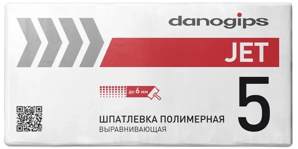 DANOGIPS Выравнивающая полим. шпатлевка DANO JET5 25кг(42) 00548667  в Муроме
