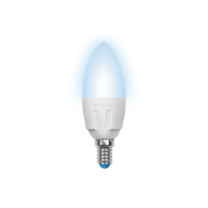 UL-00002411 Лампа светодиодиодная свеча мат.Серия ЯРКАЯ 4000K LED-C37 7W/NW/E14/FR PLP01WH 5156  в Муроме