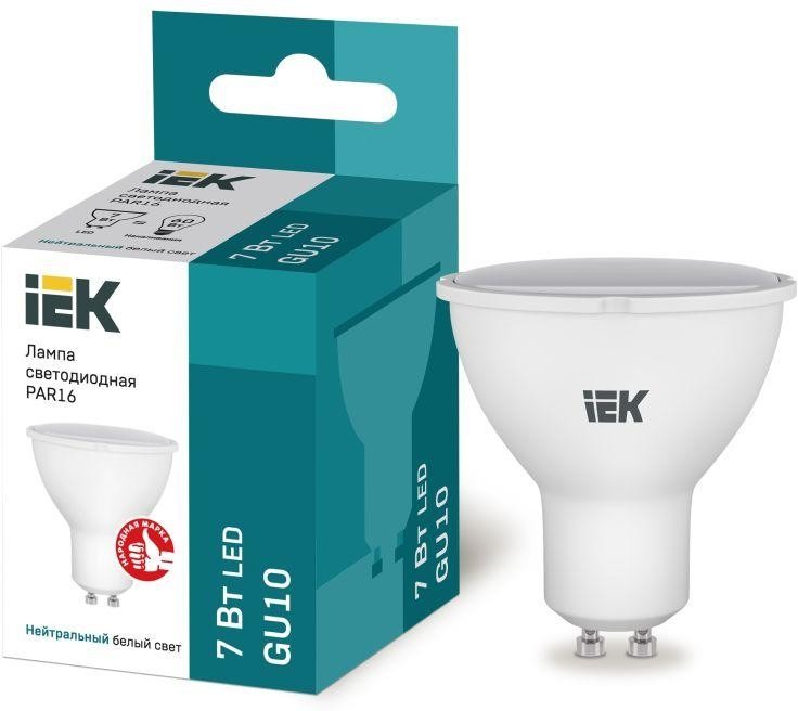 Лампа светодиодная LED 7вт 230в GU10 белый ECO (IEK)  в Муроме