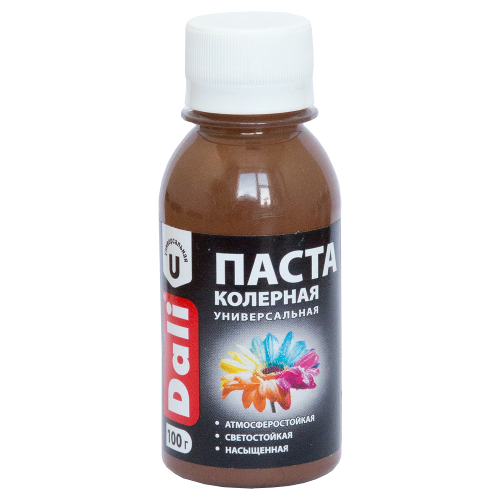 Паста "DALI" колерная  0,1 кг коричневый 1/8  в Муроме