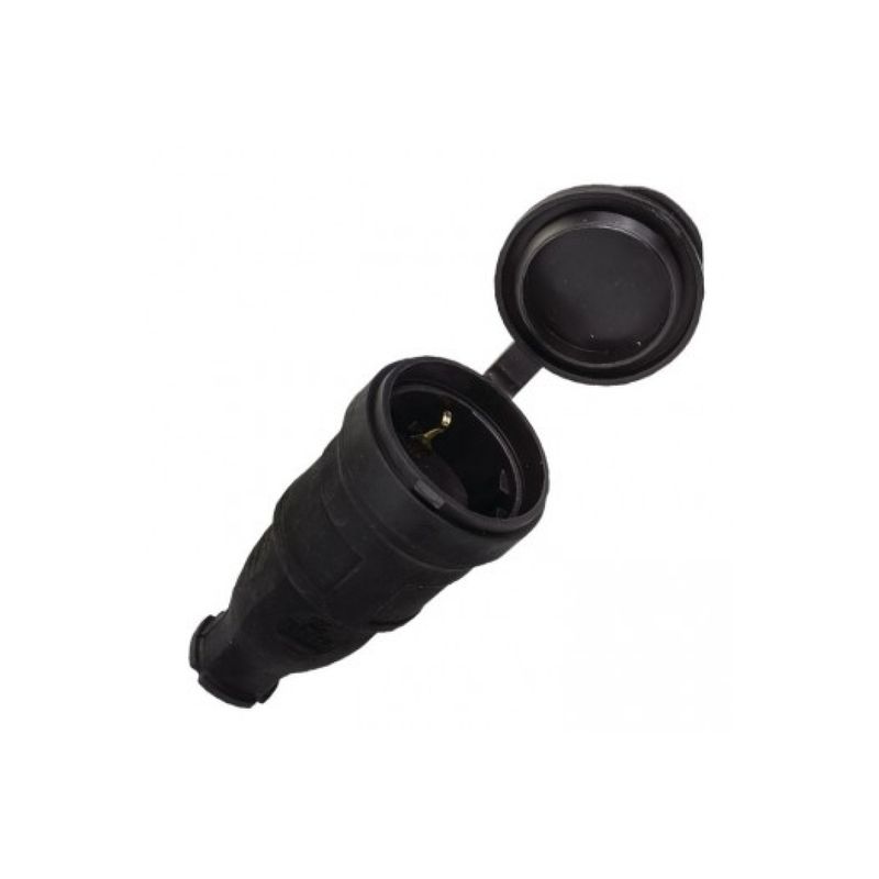 RPS-012-16-230-44 Роз. перенос. с защитной крышкой каучуковая 230В 2P+PE 16A IP44 EKF  в Муроме