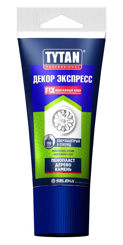 Tytan Professional Декор Экспресс Монтажный Клей, 210 г цвет белый  6165 /20  в Муроме