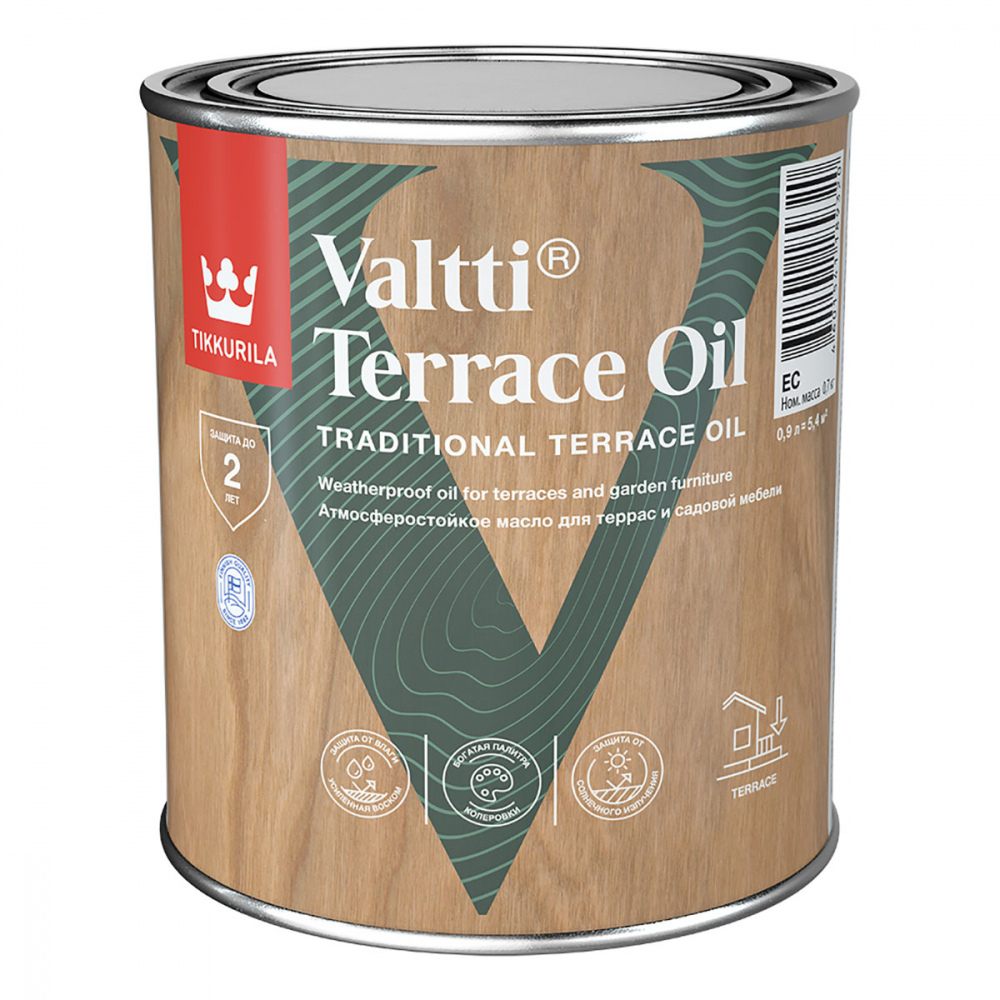 VALTTI  TERRAS OIL EC 0.9 л /6  в Муроме