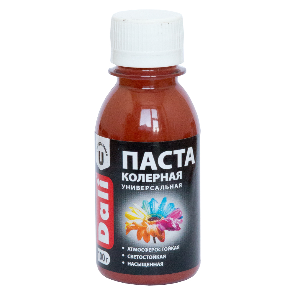 Паста "DALI" колерная  0,1 кг красно-коричневый 1/8  в Муроме