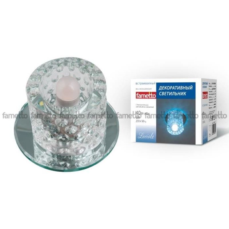 DLS-L118 G9 GLASSY/CLEAR Светильник декоративный встраиваемый, серия Luciole  цоколь G9 ххх  в Муроме