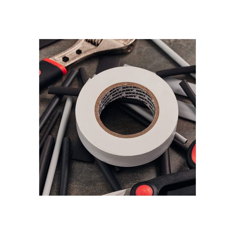 KR-09-2201 Изолента ПВХ KRANZ 0.13х19 мм, 25 м, белая (5 шт./уп.)  в Муроме